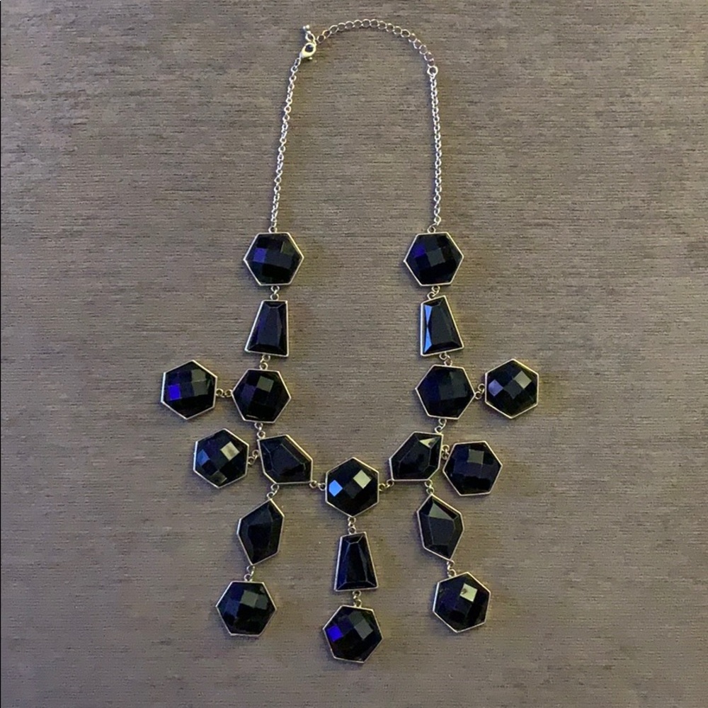 H&M Black and Gold Statement Necklace